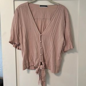 Abercrombie & Fitch Blush Blouse